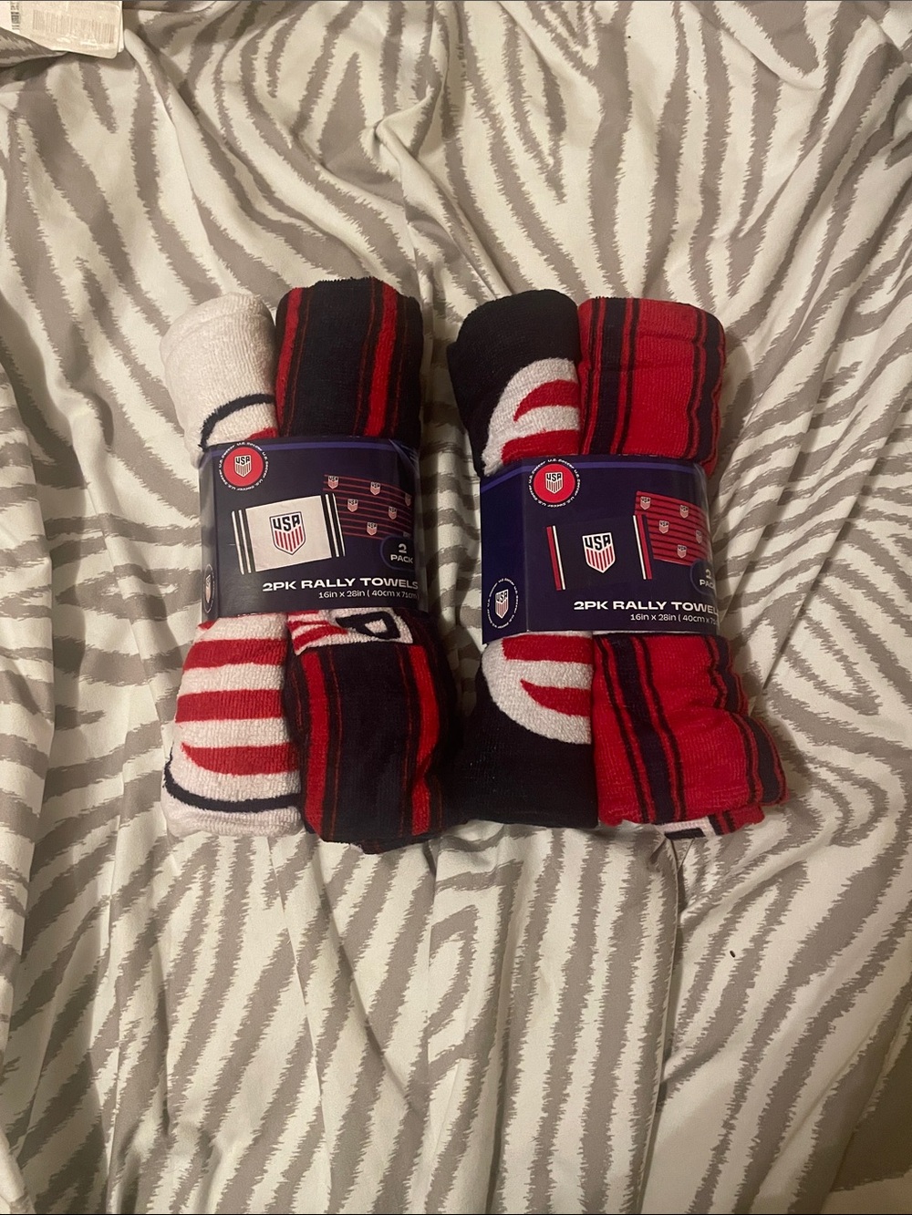 Bundle of 4 pk of USA Rally Towel